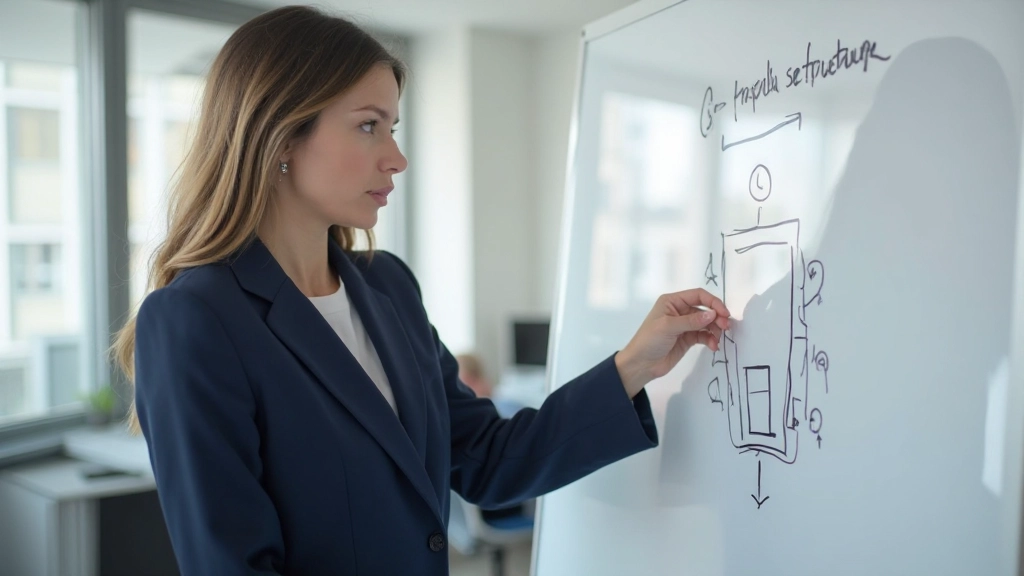 Сложный мыслительный процесс с визуализацией концепций и идей